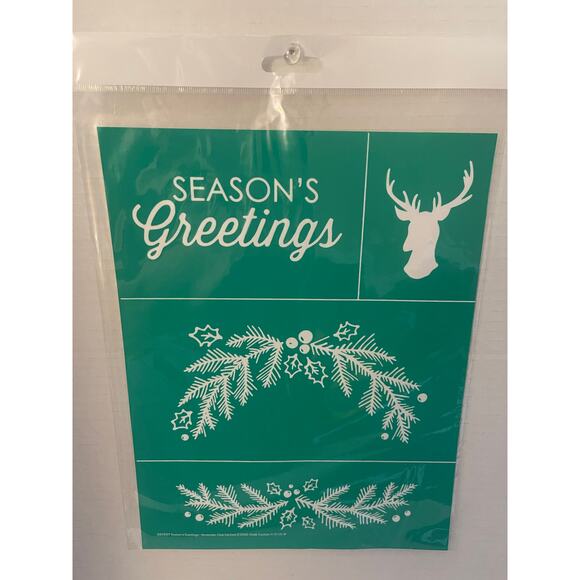 NWT Chalk Couture 8.5 x 11  “Season's Greetings"  Transfer - Picture 5 of 5